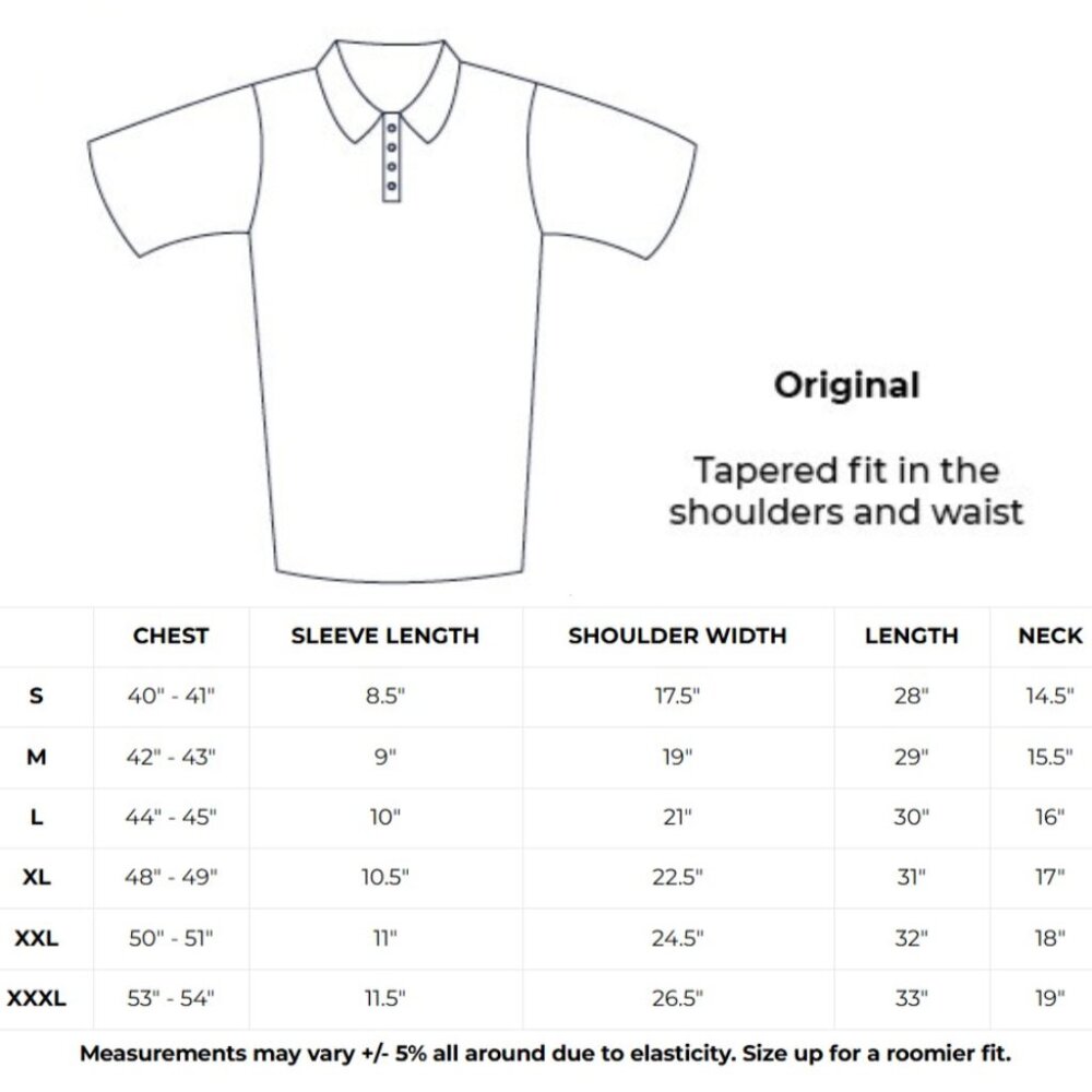 Collars & Co Semi-Spread Collar Short-Sleeve Golf Polo, Thin Blue Check - Picture 12 of 12